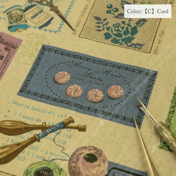 Suzuko Koseki Linen/Cotton 1/2 yd - Let's Start Sewing