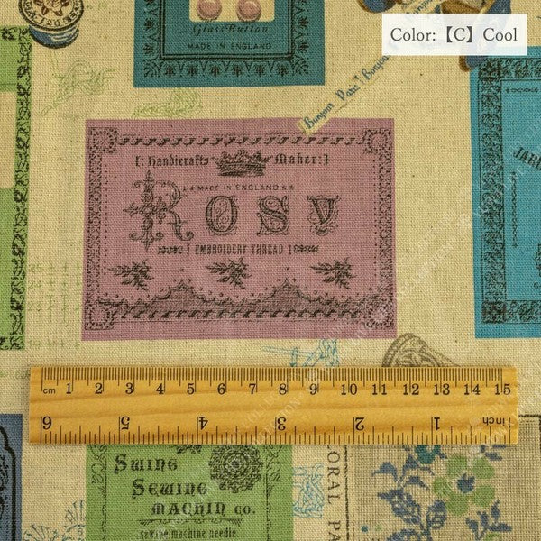 Suzuko Koseki Linen/Cotton 1/2 yd - Let's Start Sewing
