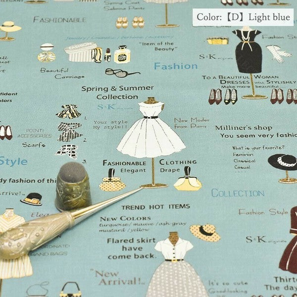 Suzuko Koseki Cotton 1/2 yd - Fashion