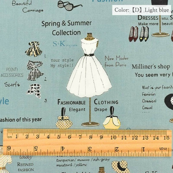 Suzuko Koseki Cotton 1/2 yd - Fashion