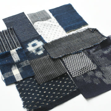 Vintage Japanese Fabric Pack - Indigo