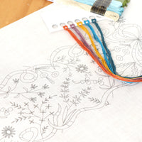 Winter Solstice Bird Embroidery Kit by Alice Makabe