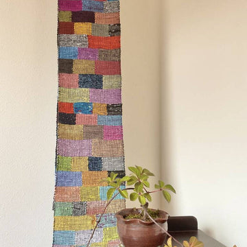 Handwoven Sakiori - Mosaic of Light & Dark