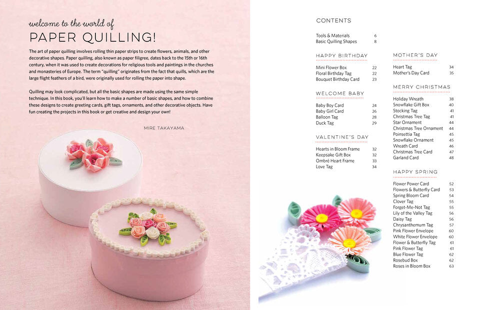 Paper Quilling For All Occasions by Mire Takayama