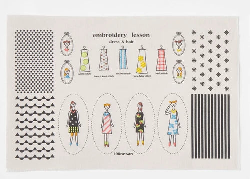 100 Ladies Charm Embroidery Kit