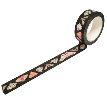 Moth Washi Tape in Pink and Green - 15mm