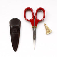 Fine Scissors with Gold Lacquer, Vermilion