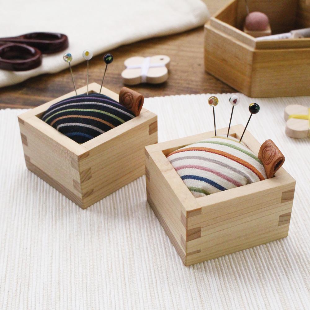 Kokura Pincushion with Shippo Glass Pins