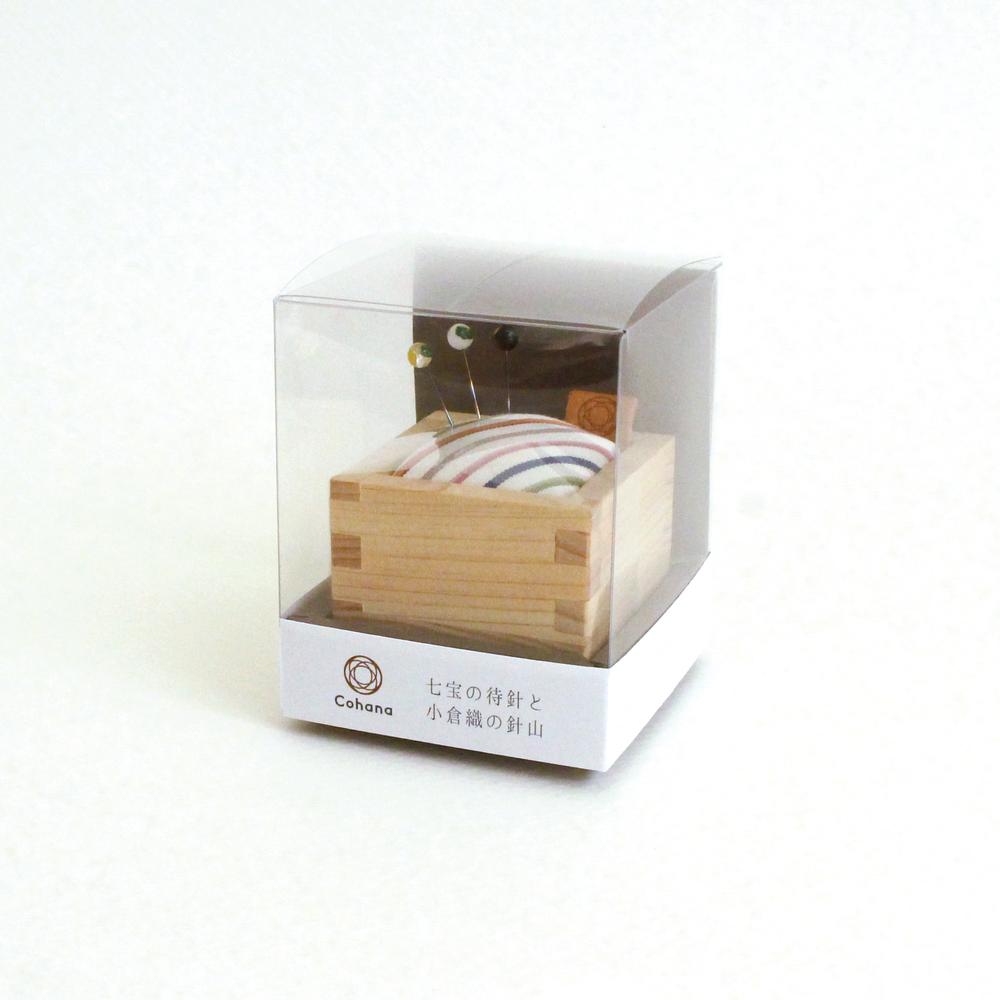Kokura Pincushion with Shippo Glass Pins