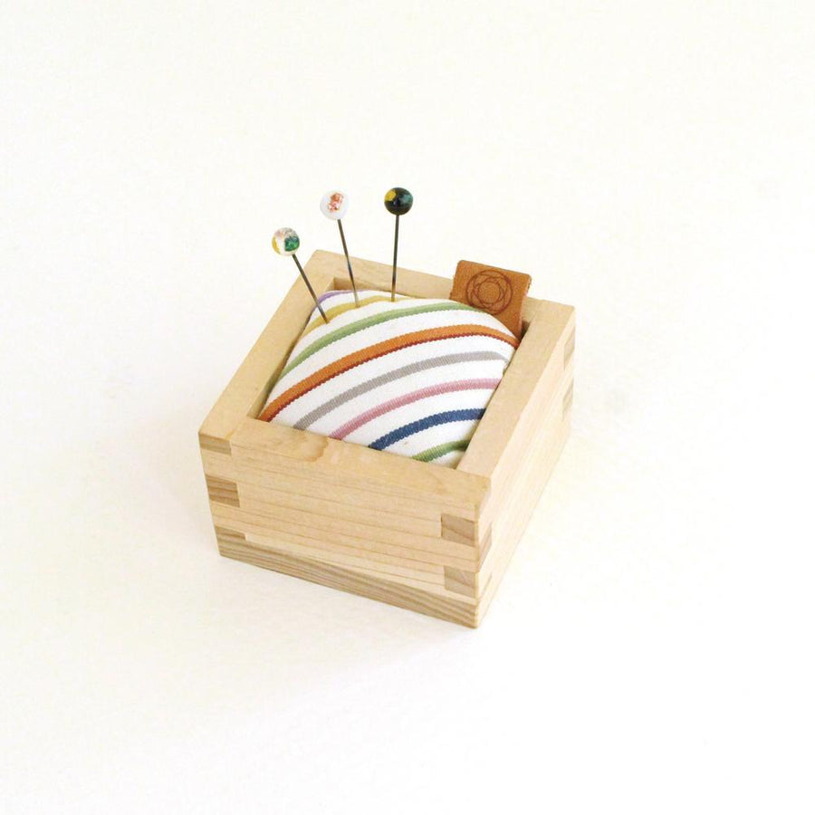 Kokura Pincushion with Shippo Glass Pins
