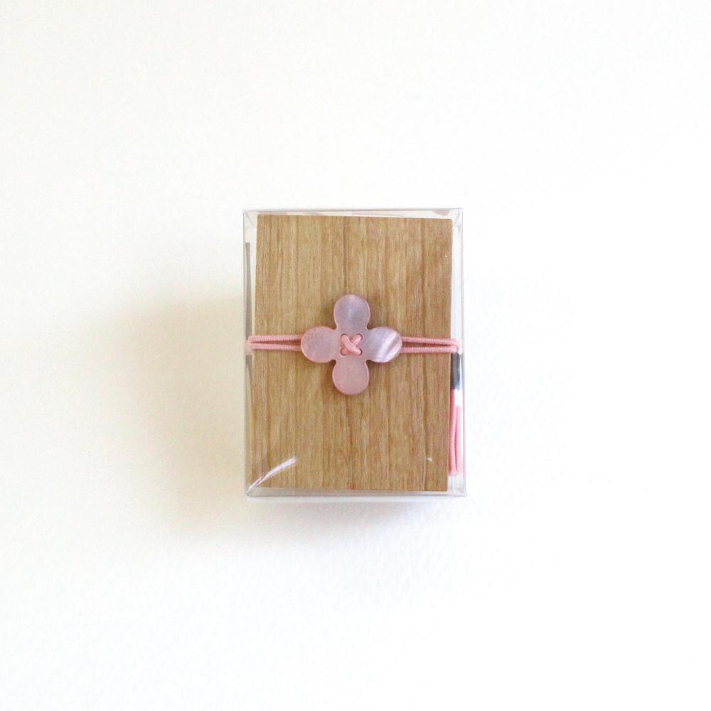 Glass Sewing Pins in a Cherry-Wood Box