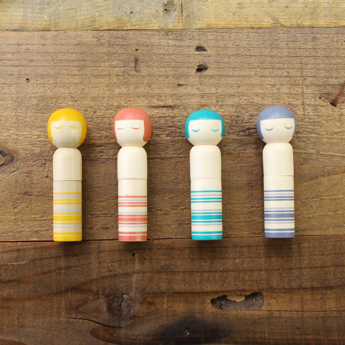 Kokeshi Doll Pin Cushion Set