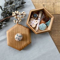 Hexagonal Temari Box Sewing Set