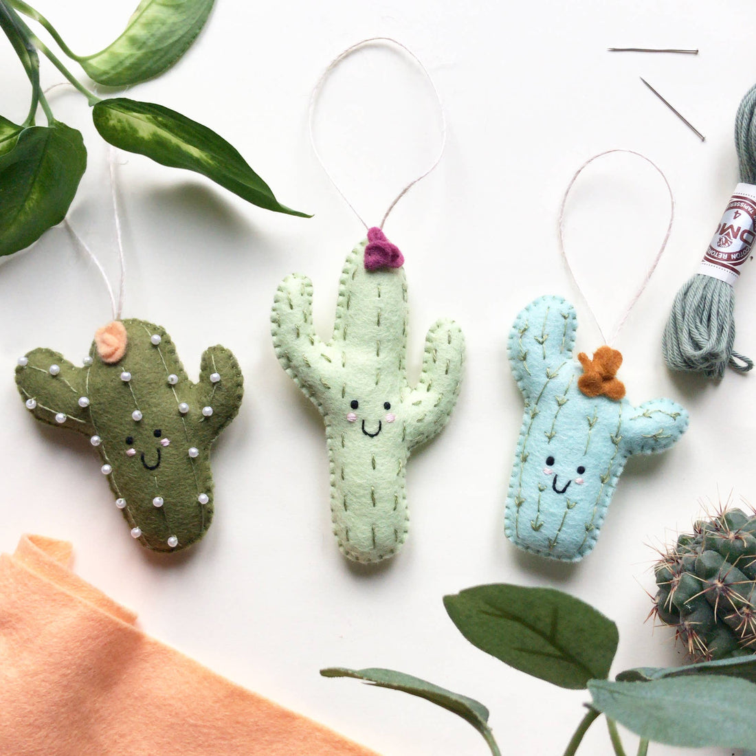 Cactus Trio Felt Craft Kit – Brooklyn Haberdashery