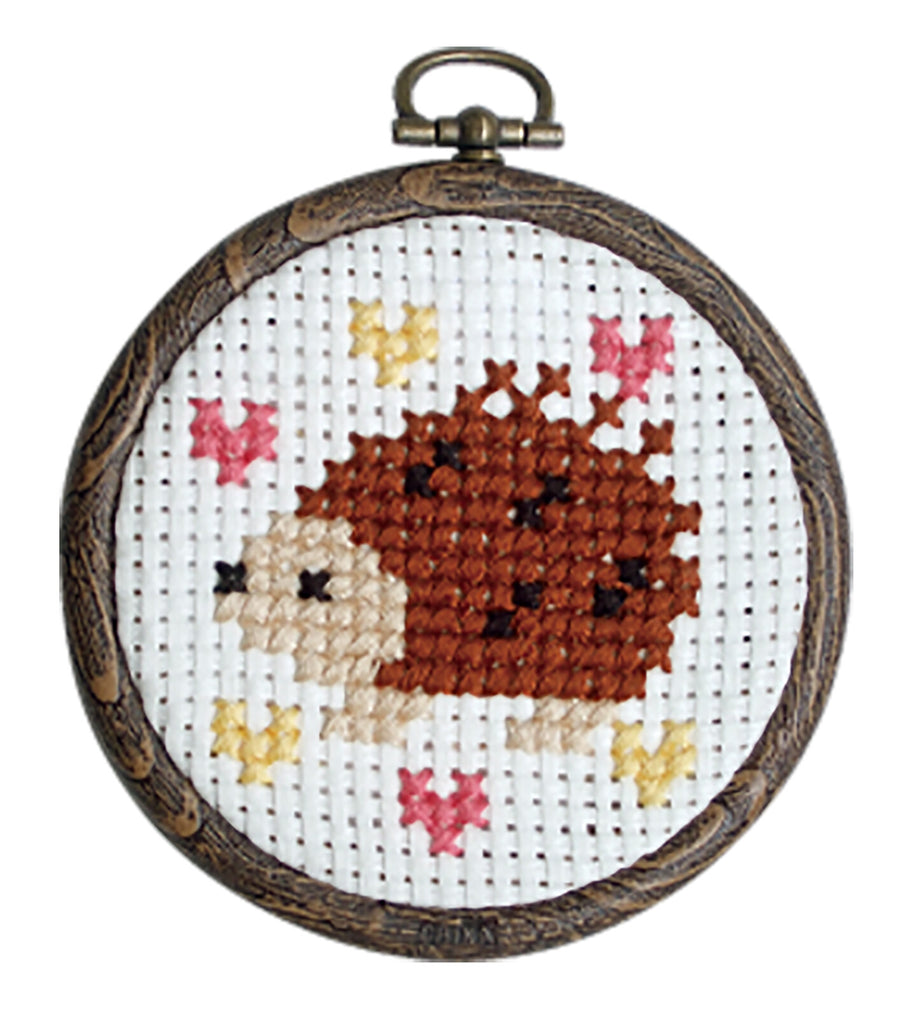 Hedgehog Cross Stitch Kit for Kids
