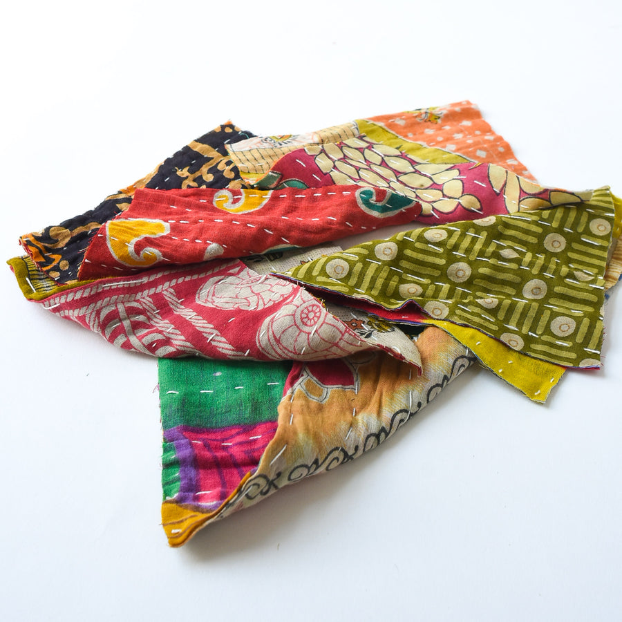 Kantha Big Stitch Scrap Packs