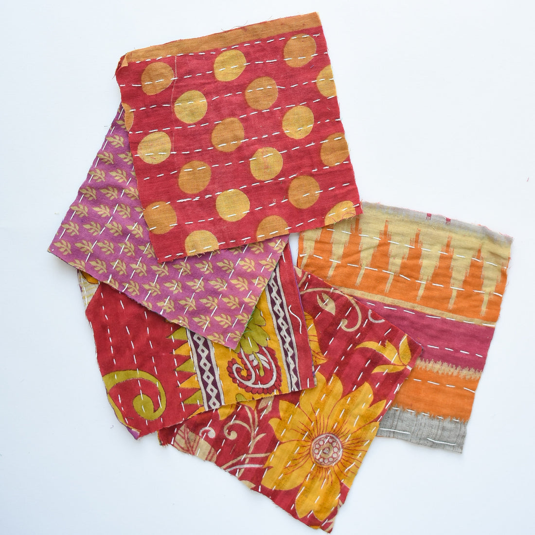 Kantha Big Stitch Scrap Packs