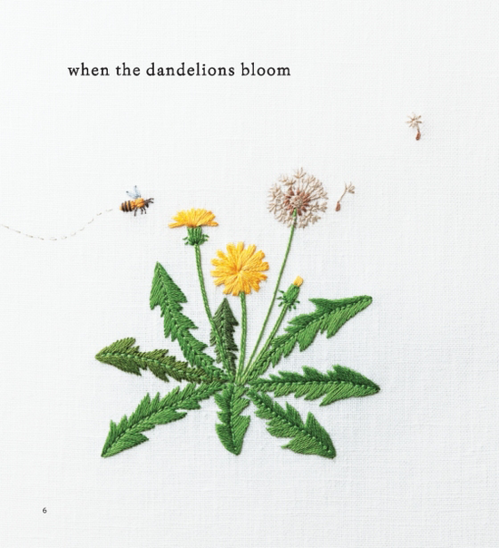 Embroidered Wild Flowers Patterns Inspired by Field and Forest by Kaz Brooklyn Haberdashery