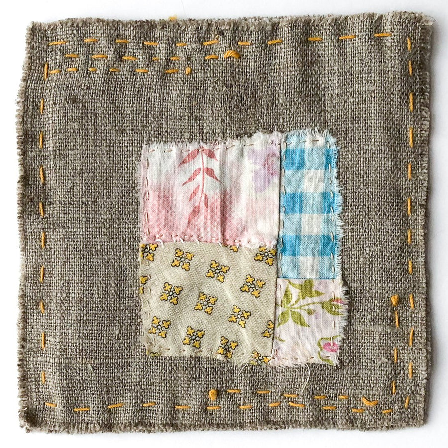 Feed Sack Coaster Kit