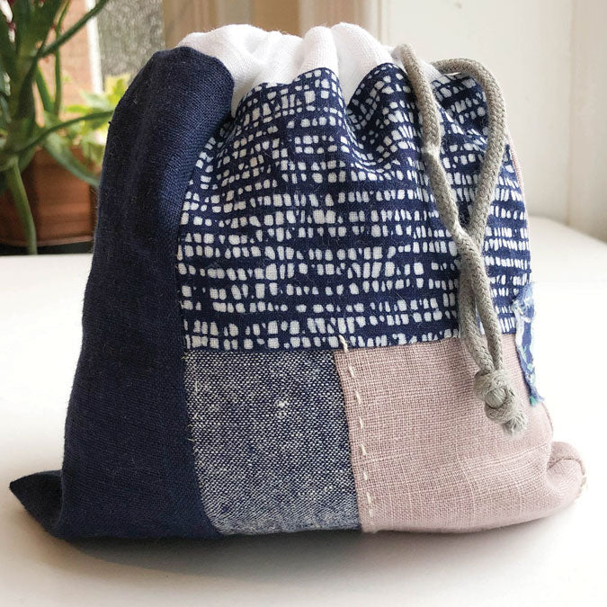 Elvena Drawstring Pouch PDF Pattern