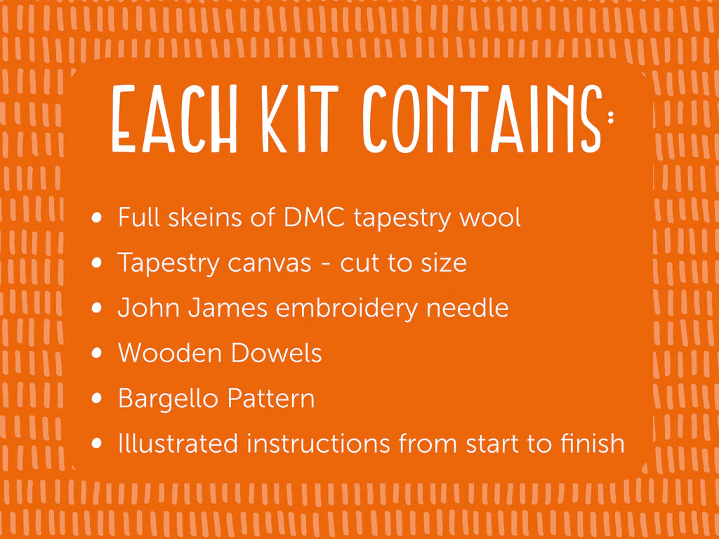 Bargello Embroidery Kits, Honeycomb Wall Hanging Kits