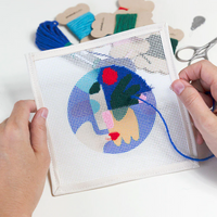 Mod Ornament Needlepoint Kit