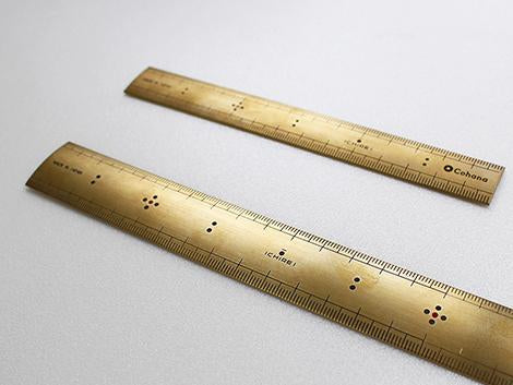 Brass Scale Ruler