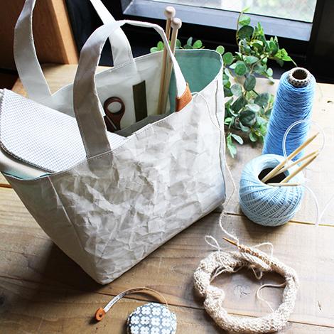 Hand-Dyed Washi Project Bag