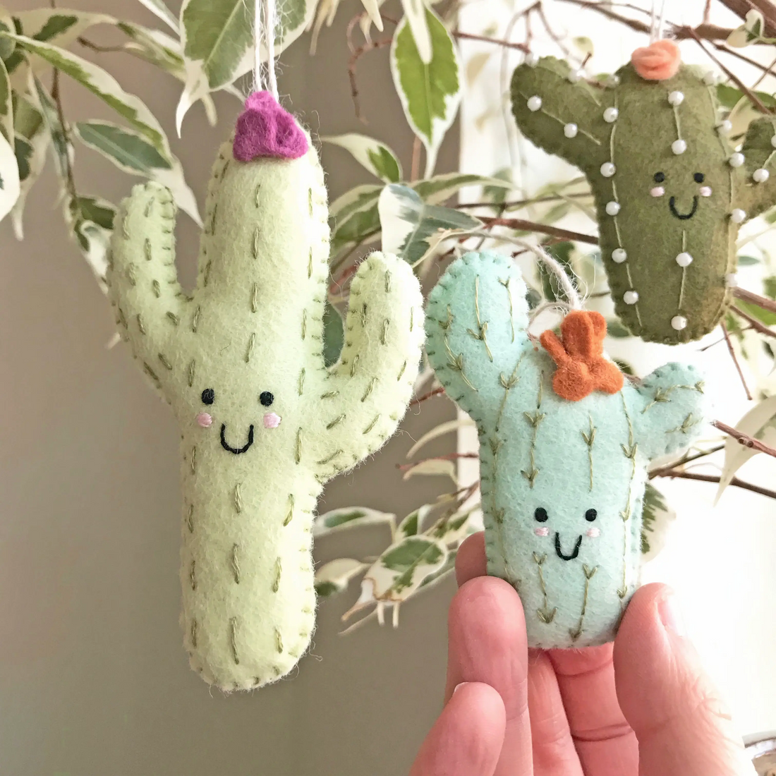 Cactus Trio Felt Craft Kit