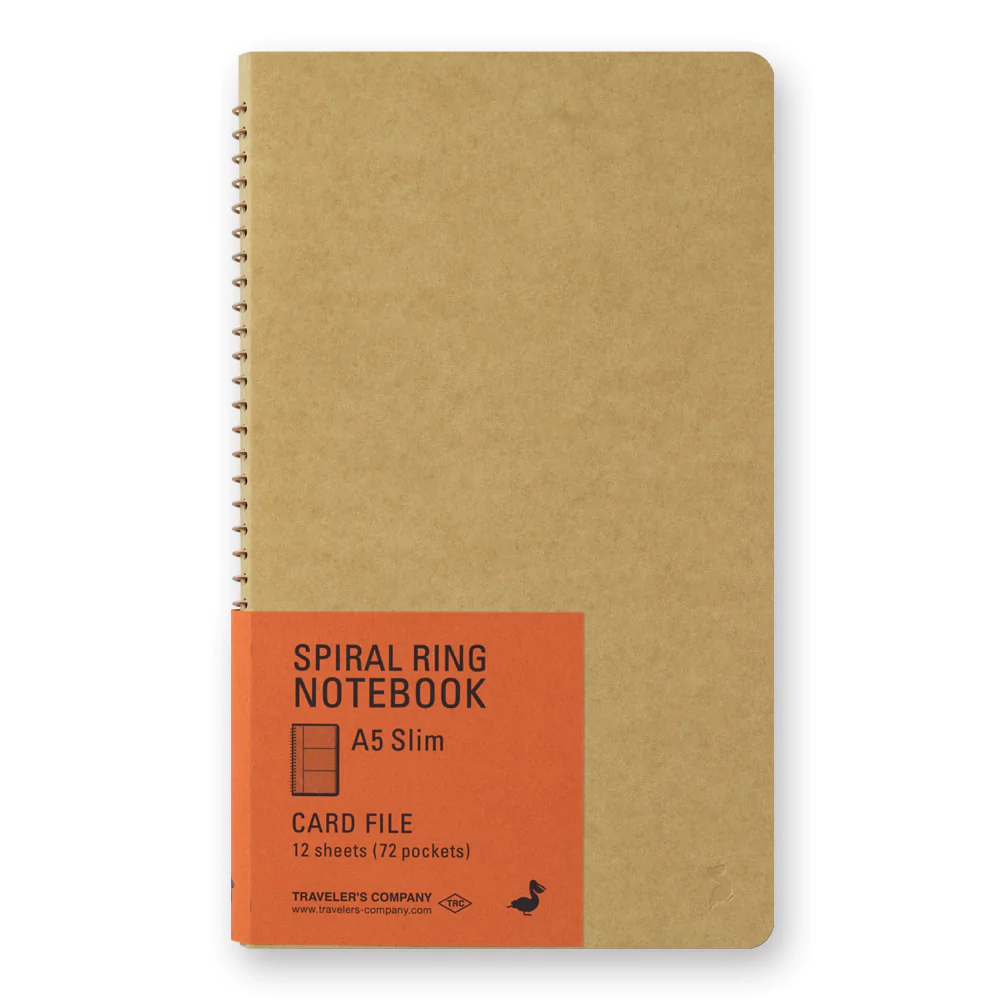 TRC Spiral Ring Notebook, A5 Slim Card file