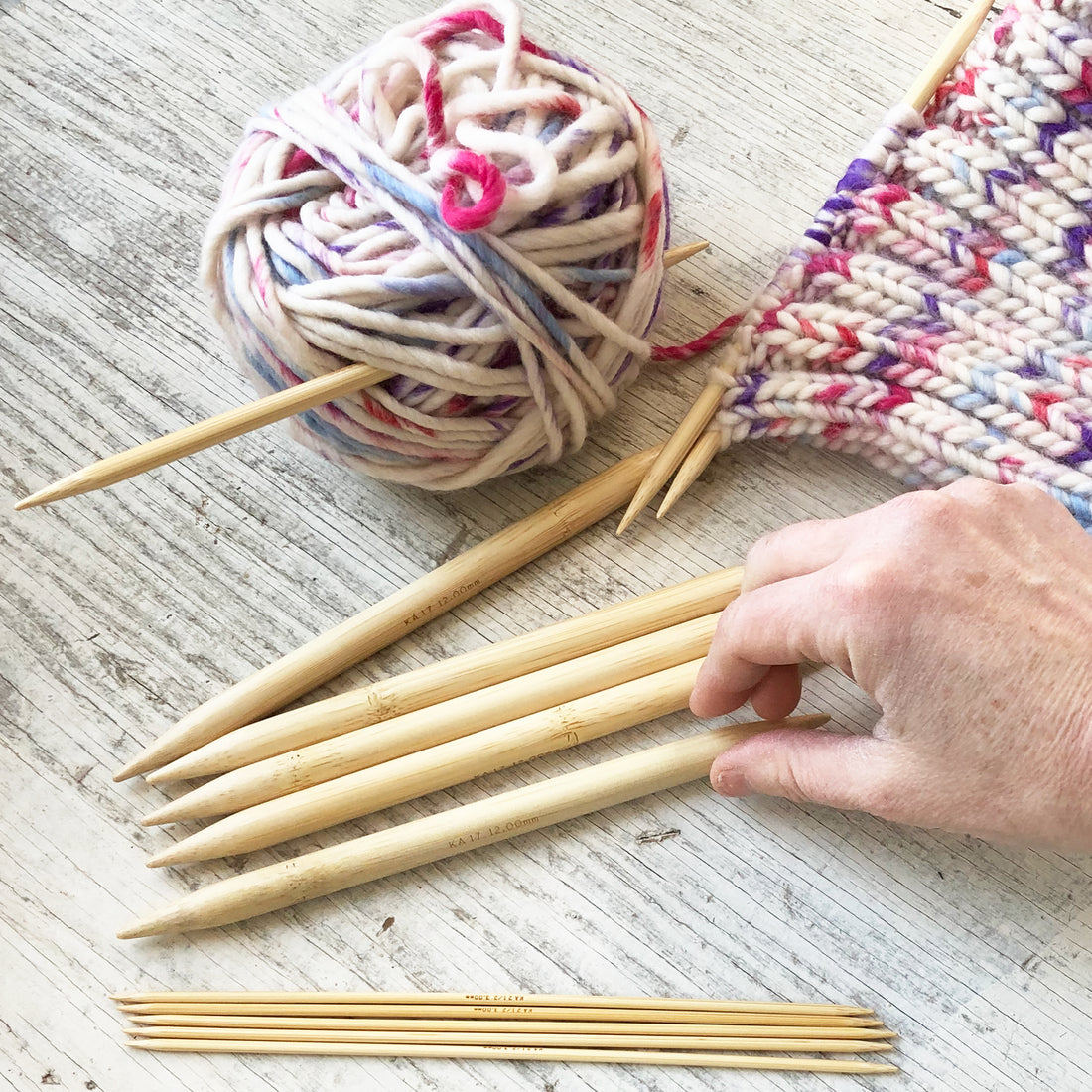 Bamboo DPN Set, Knitting Needles