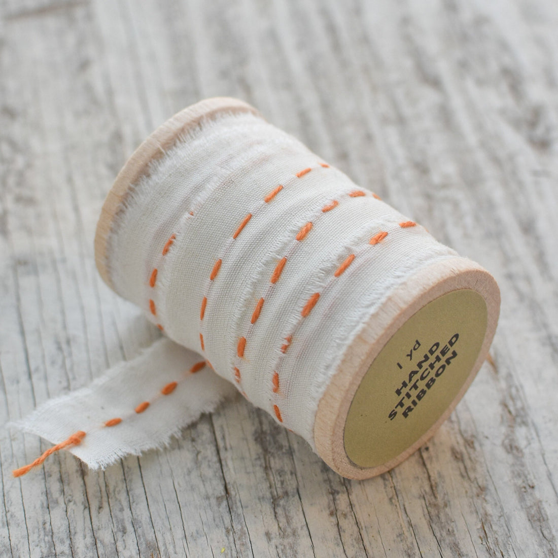 Hand Stitched Ribbon