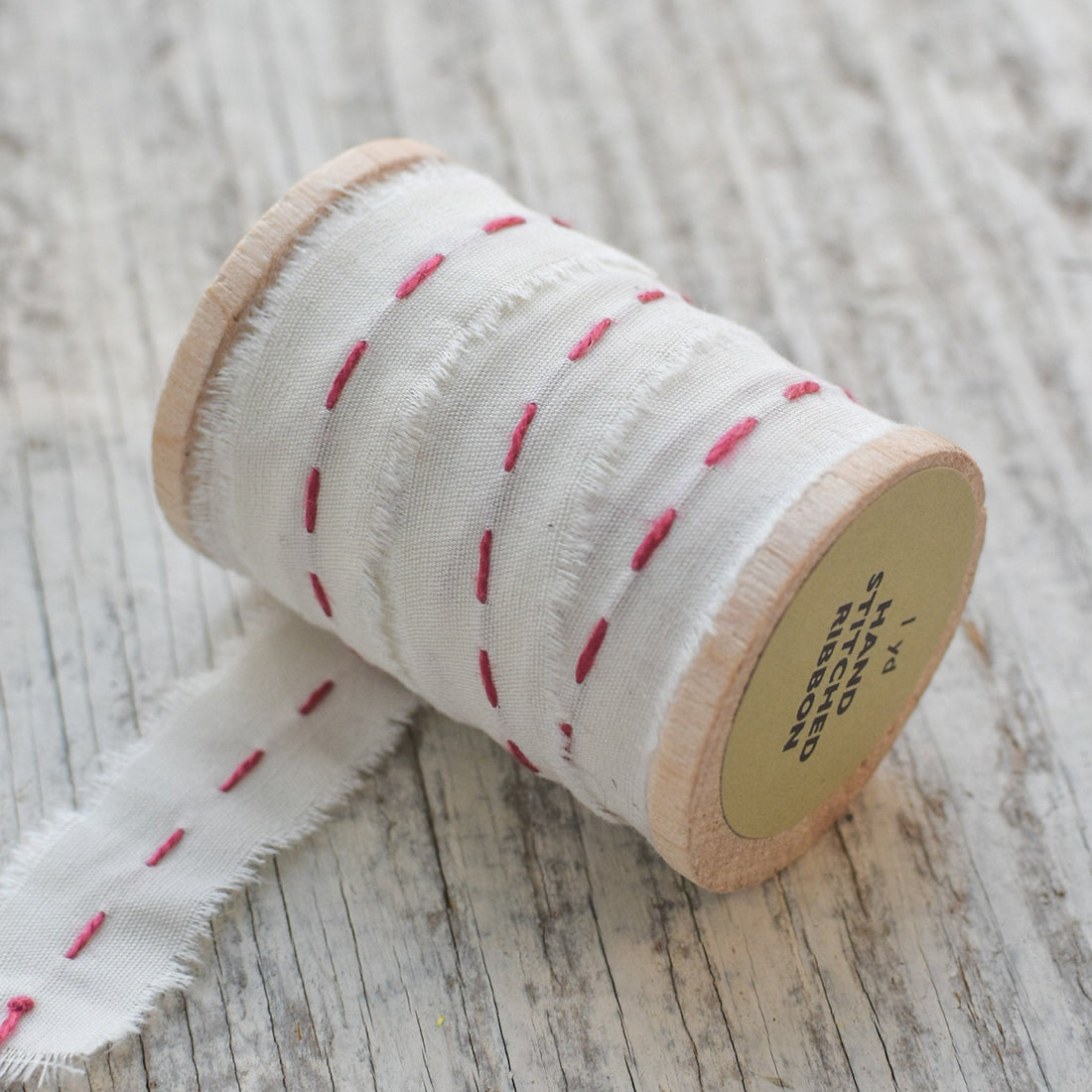 Hand Stitched Ribbon