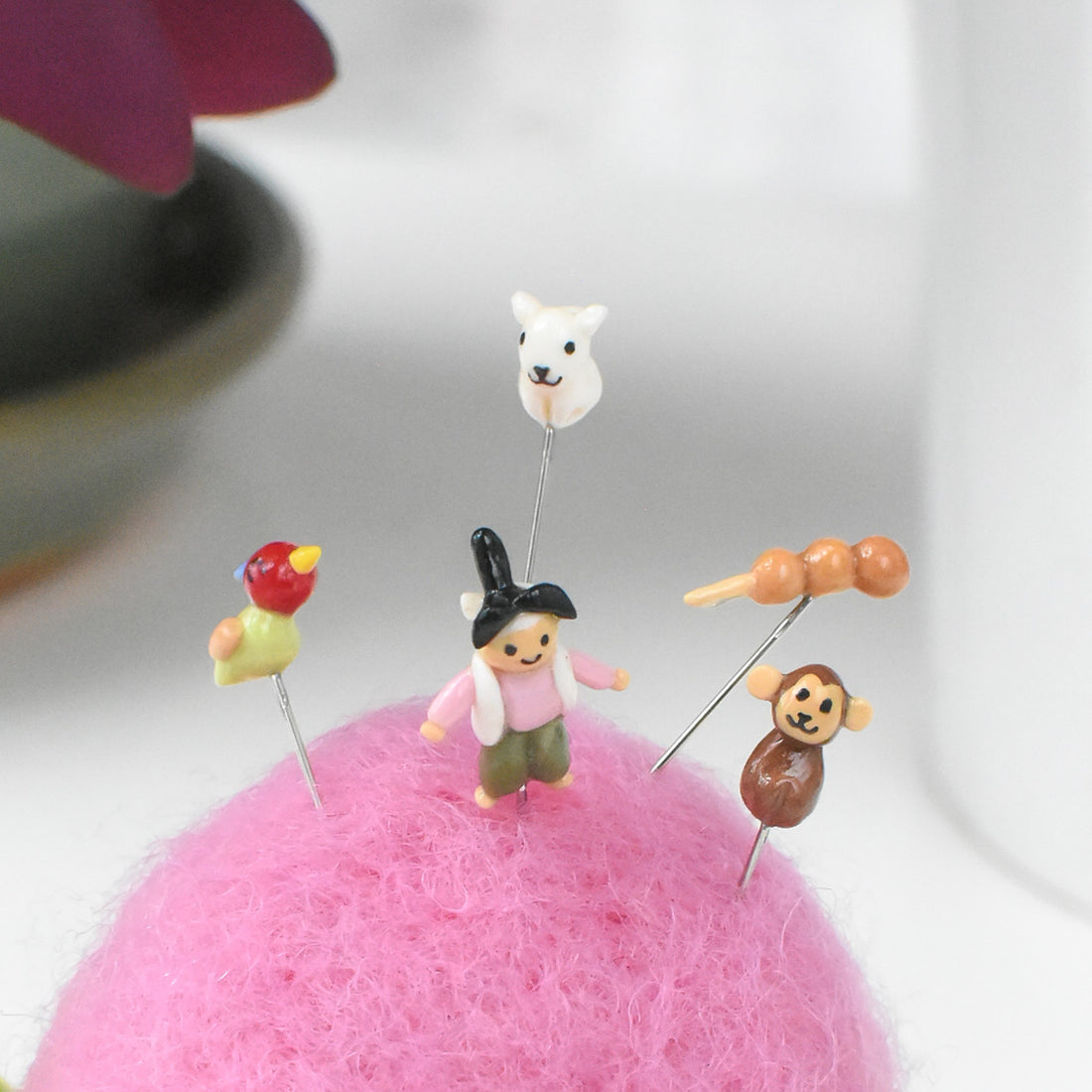 Peach Boy Folktale Pin Cushion