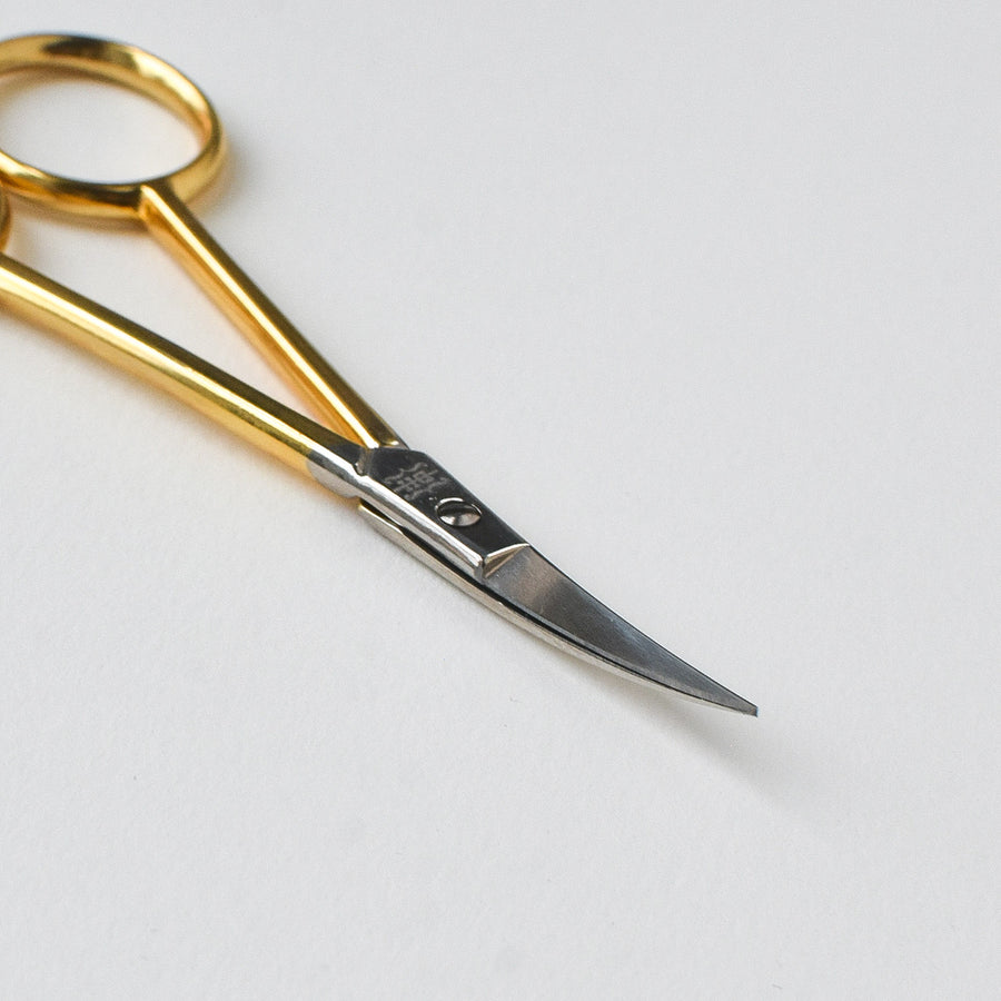 Curved Gold Embroidery Scissors