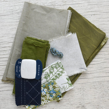 Fabric + Thread Bundle, Lush Grass