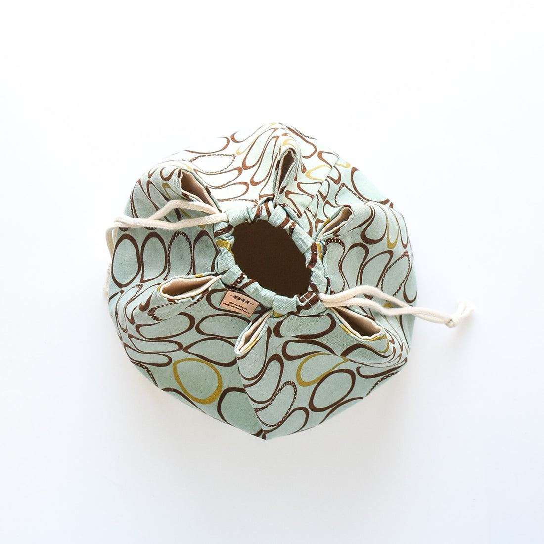 Asa Bucket Bag, Gold Circles Edition