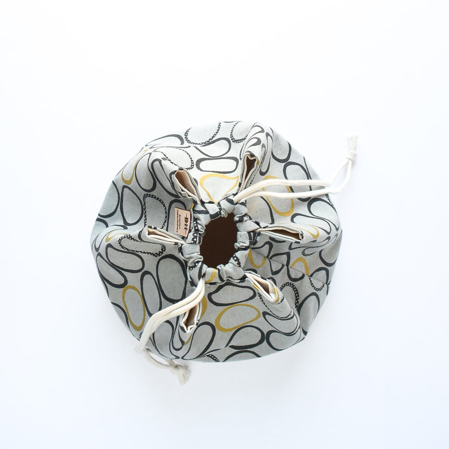 Asa Bucket Bag, Gold Circles Edition