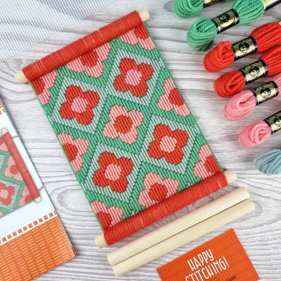 Bargello DIY Kit, Ditsy Daisies