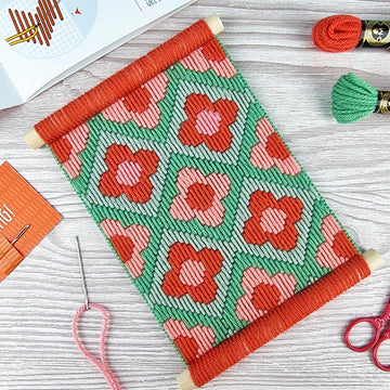 Bargello DIY Kit, Ditsy Daisies