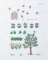 Embroidered Kitchen Garden by Kazuko Oaki