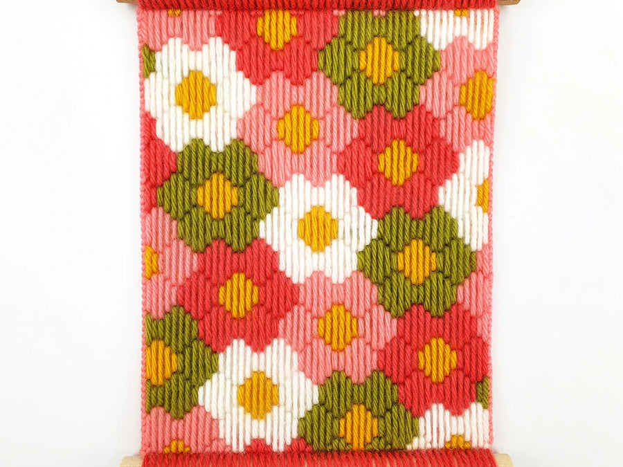 Bargello Kits, Flower Daisy Wall Hanging Needlecraft Kits