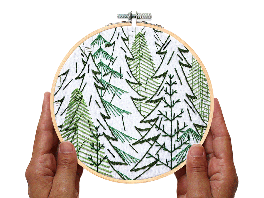 Into The Woods Embroidery Kit