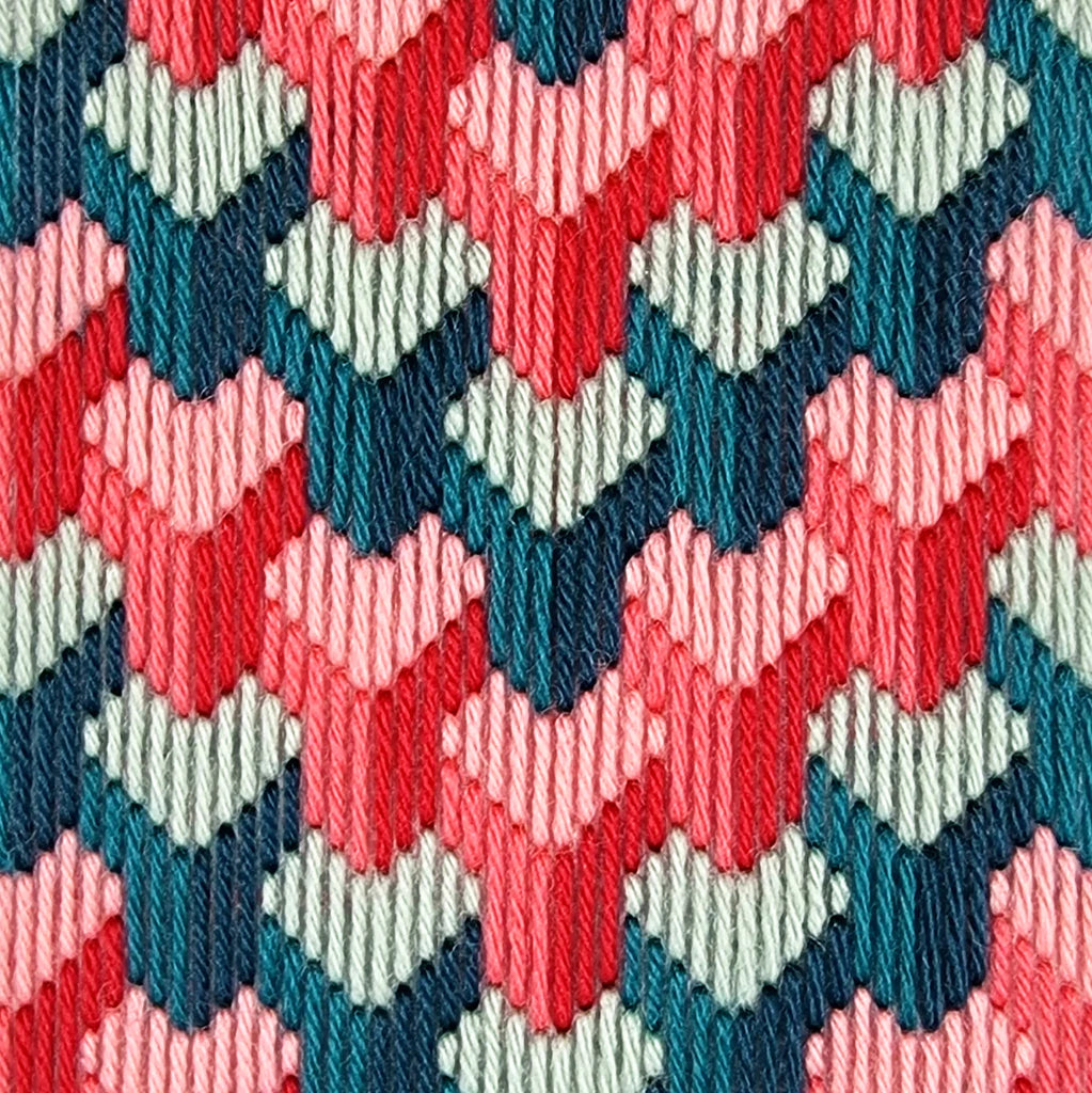 Bargello Tapestry Kit, Geometric Wall Hanging Bargello Kit