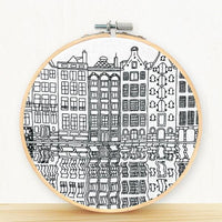 Gingerbread Houses of Amsterdam Embroidery Kit