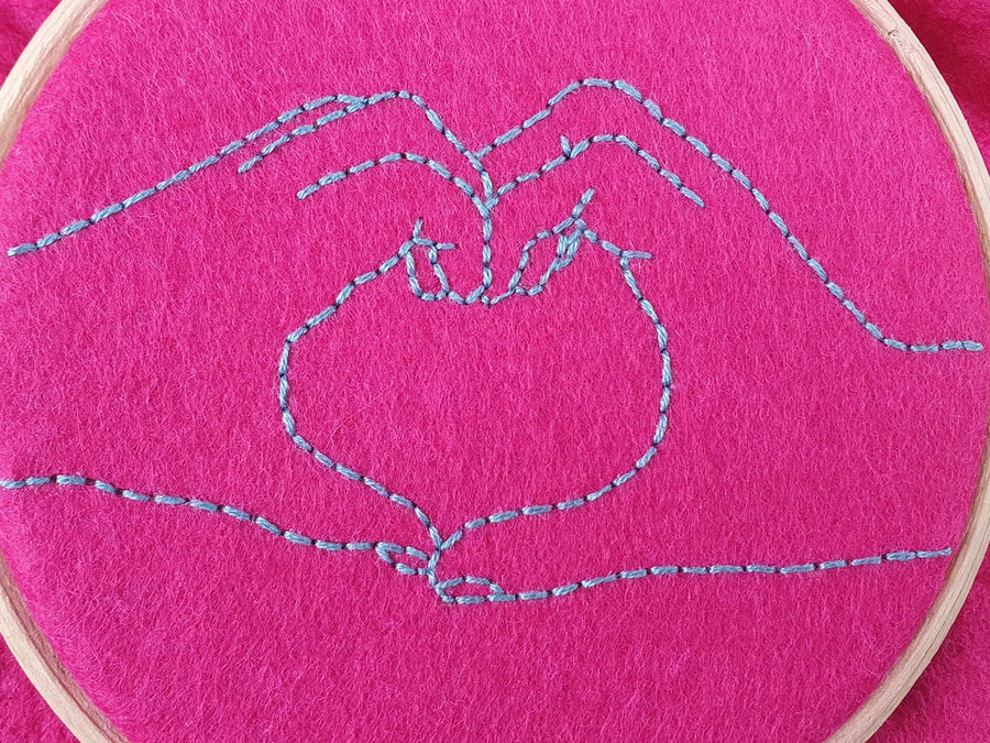 Valentines Stick-and-Stitch Embroidery Patterns