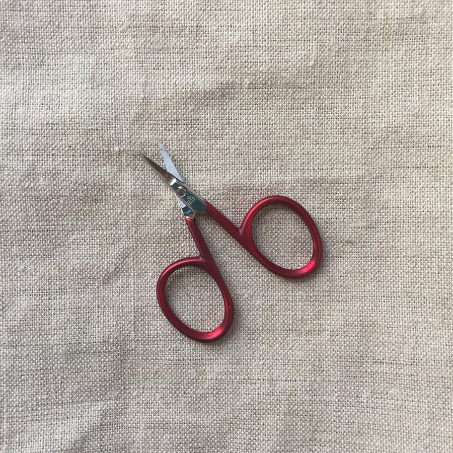 Tiny Red Embroidery Scissors