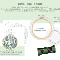 Into The Woods Embroidery Kit