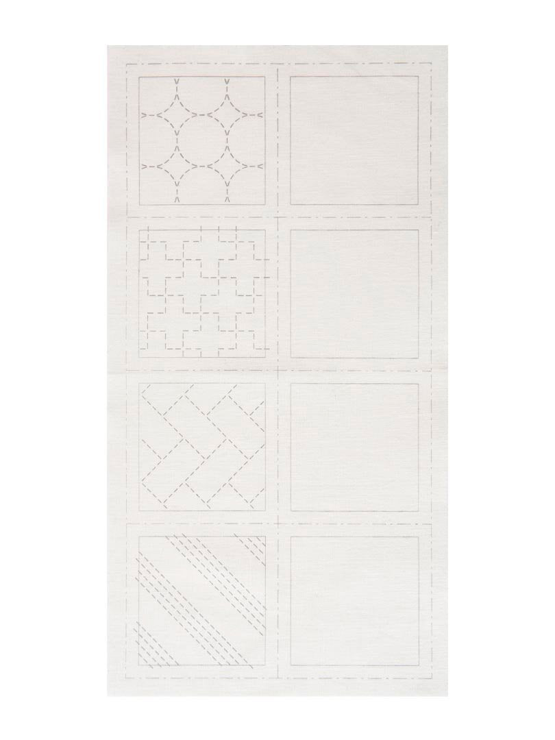 Sashiko Coaster Set - Beginner White