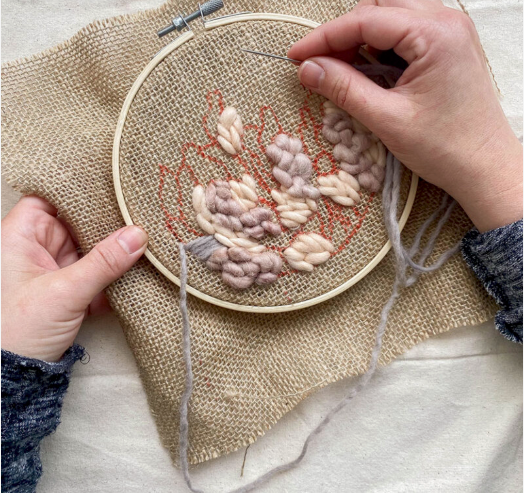 Abstract Textures Embroidery Kit